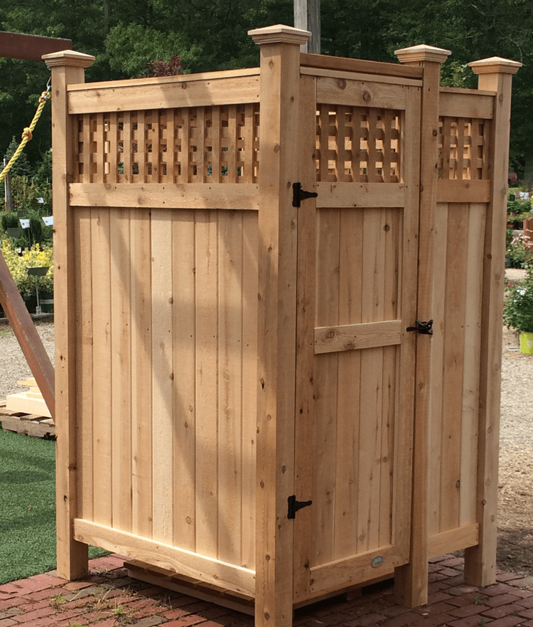 Copper and Brass Outdoor Shower